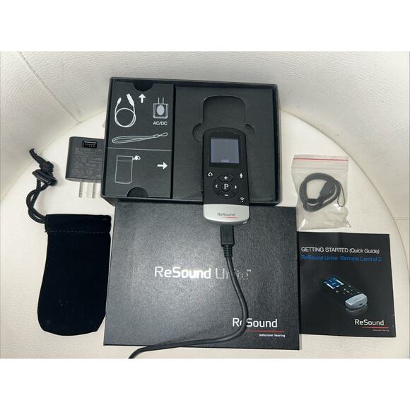 GN ReSound Unite Remote Control 2 - Black Free Shipping Complete w/original Box - Picture 1 of 3